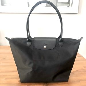 Longchamp Le Pliage Galop Large Black Tote